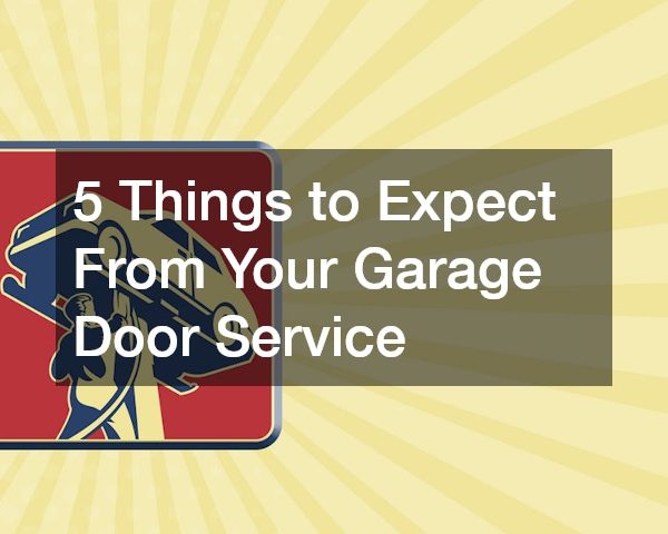 5 Things to Expect From Your Garage Door Service