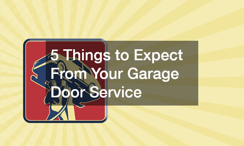 5 Things to Expect From Your Garage Door Service